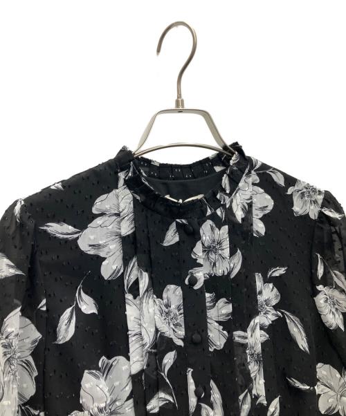 Hobbs London（ホッブスロンドン）Hobbs London (ホッブスロンドン) Orla Floral Jacquard Midi Dress ブラック サイズ:UK6 未使用品の古着・服飾アイテム