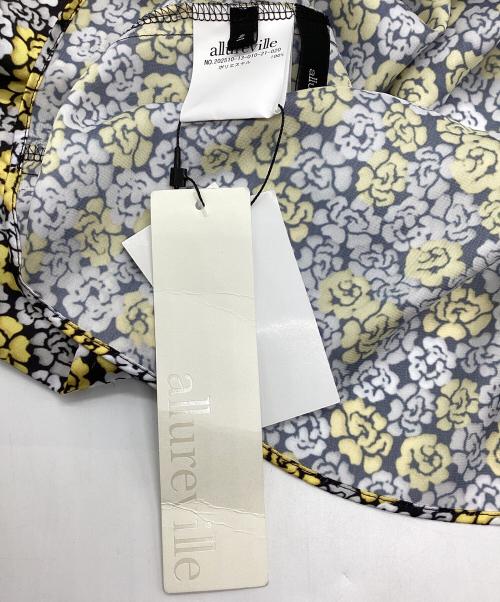 allureville（アルアバイル）allureville (アルアバイル) プチフルールプリントブラウス イエロー サイズ:2 未使用品の古着・服飾アイテム