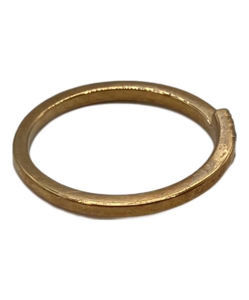 COCOSHNIK（ココシュニック）COCOSHNIK (ココシュニック) ダイヤモンド オーバーラップ ピンキーリング サイズ:３号の古着・服飾アイテム