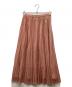 Diagram（ダイアグラム）の古着「フォイルラインプリーツスカート」｜ピンク
