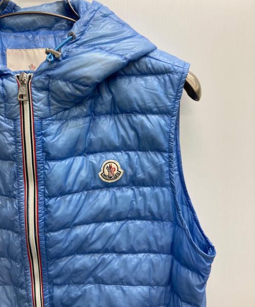MONCLER（モンクレール）MONCLER (モンクレール) GIEN GILET ダウンベスト ブルー サイズ:4の古着・服飾アイテム