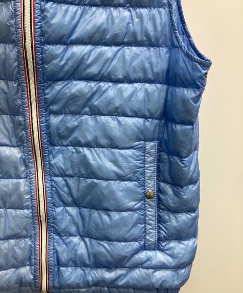 MONCLER（モンクレール）MONCLER (モンクレール) GIEN GILET ダウンベスト ブルー サイズ:4の古着・服飾アイテム