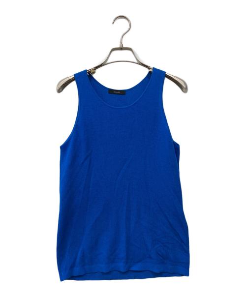 allureville（アルアバイル）allureville (アルアバイル) ディープV ネックレイヤードプルオーバー ブルー サイズ:2の古着・服飾アイテム