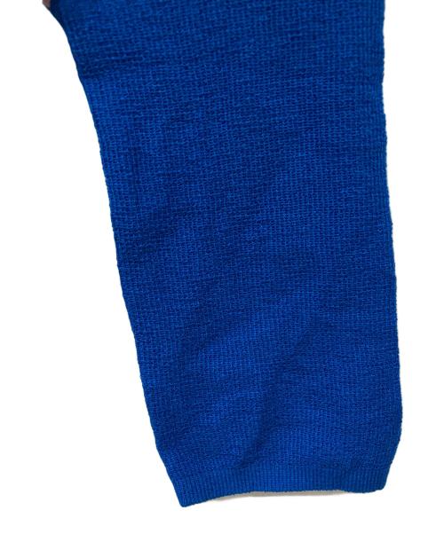 allureville（アルアバイル）allureville (アルアバイル) ディープV ネックレイヤードプルオーバー ブルー サイズ:2の古着・服飾アイテム