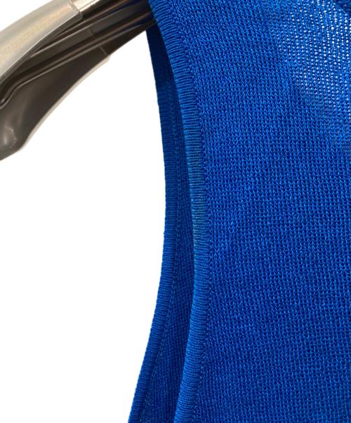 allureville（アルアバイル）allureville (アルアバイル) ディープV ネックレイヤードプルオーバー ブルー サイズ:2の古着・服飾アイテム