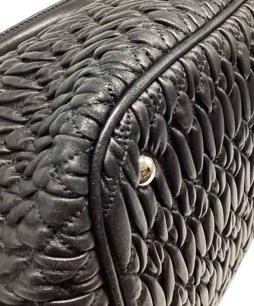 MIU MIU（ミュウミュウ）MIU MIU (ミュウミュウ) ナッパクリスタル ブラックの古着・服飾アイテム