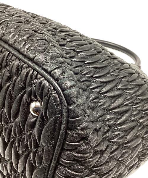 MIU MIU（ミュウミュウ）MIU MIU (ミュウミュウ) ナッパクリスタル ブラックの古着・服飾アイテム