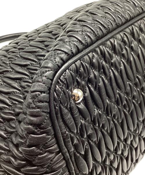 MIU MIU（ミュウミュウ）MIU MIU (ミュウミュウ) ナッパクリスタル ブラックの古着・服飾アイテム