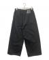 RAF SIMONS (ラフシモンズ) RS Patch Easy Long SKATE PANTS/RSパッチイージーロングスケートパンツ ブラック サイズ:30：25000円
