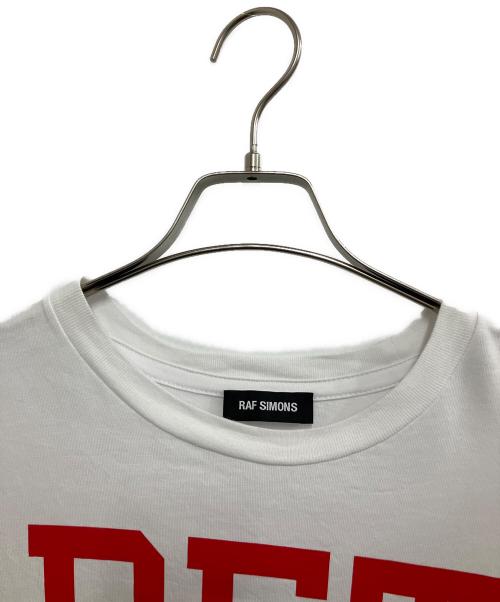 RAF SIMONS（ラフシモンズ）RAF SIMONS (ラフシモンズ) Regular Fit T-Shirt Detlef E81 ホワイト サイズ:Sの古着・服飾アイテム