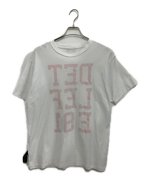 RAF SIMONS（ラフシモンズ）RAF SIMONS (ラフシモンズ) Regular Fit T-Shirt Detlef E81 ホワイト サイズ:Sの古着・服飾アイテム