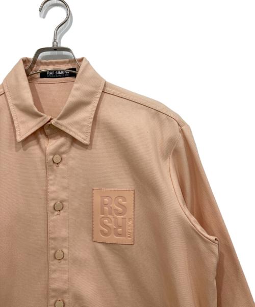 RAF SIMONS（ラフシモンズ）RAF SIMONS (ラフシモンズ) STRAIGHT FIT DENIM SHIRT ピンク サイズ:Mの古着・服飾アイテム