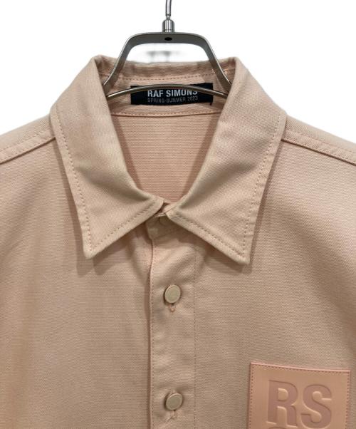 RAF SIMONS（ラフシモンズ）RAF SIMONS (ラフシモンズ) STRAIGHT FIT DENIM SHIRT ピンク サイズ:Mの古着・服飾アイテム