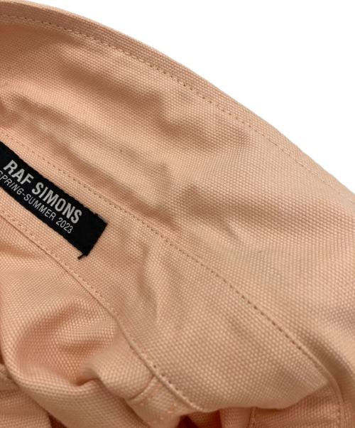 RAF SIMONS（ラフシモンズ）RAF SIMONS (ラフシモンズ) STRAIGHT FIT DENIM SHIRT ピンク サイズ:Mの古着・服飾アイテム