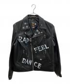 Schott×ONEMADEショット×ワンメイド）の古着「LAMB RIDERS」｜ブラック