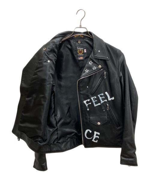 Schott（ショット）Schott (ショット) ONEMADE (ワンメイド) LAMB RIDERS ブラック サイズ:42の古着・服飾アイテム