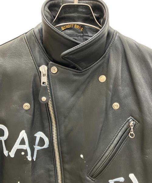 Schott（ショット）Schott (ショット) ONEMADE (ワンメイド) LAMB RIDERS ブラック サイズ:42の古着・服飾アイテム