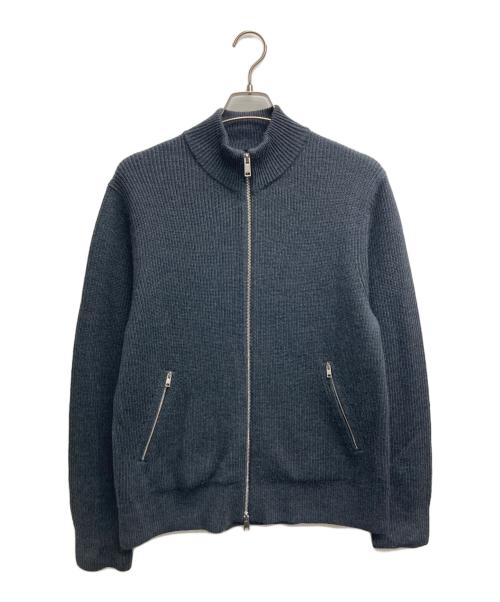 theory（セオリー）theory (セオリー) Novo Merino Rib Jacket グレー サイズ:Mの古着・服飾アイテム