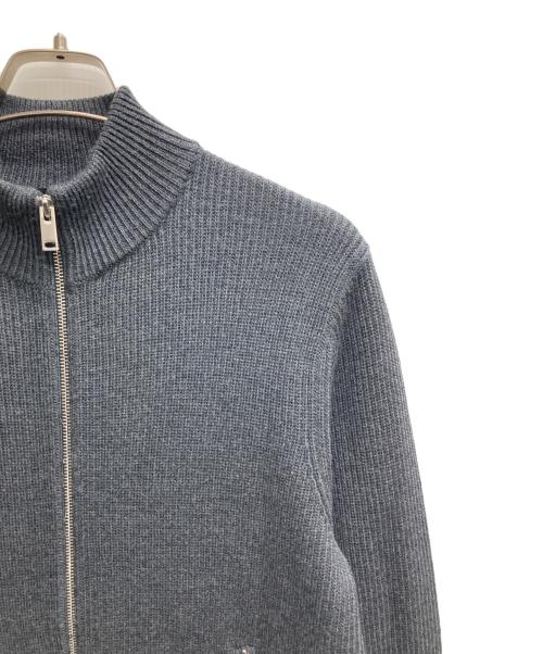 theory（セオリー）theory (セオリー) Novo Merino Rib Jacket グレー サイズ:Mの古着・服飾アイテム