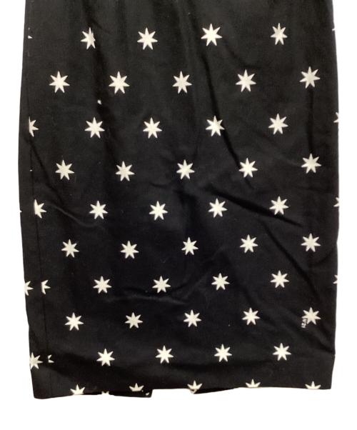 N°21（ヌメロヴェントゥーノ）N°21 (ヌメロヴェントゥーロ) タイトスカート ブラック×ホワイト サイズ:38の古着・服飾アイテム