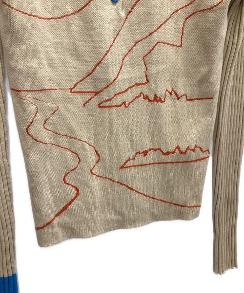 PAMM（パム）PAMM (パム) 月のある風景のリブニット ベージュ サイズ:SIZEFREEの古着・服飾アイテム