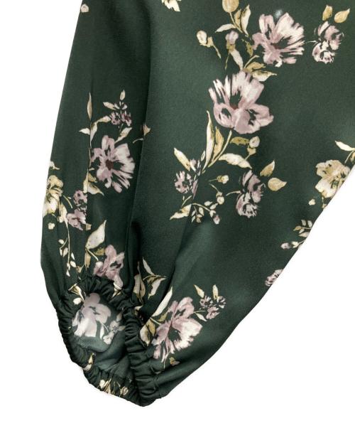 Mystrada（マイストラーダ）Mystrada (マイストラーダ) エアリーサテンワンピース グリーン サイズ:SIZE 38 未使用品の古着・服飾アイテム