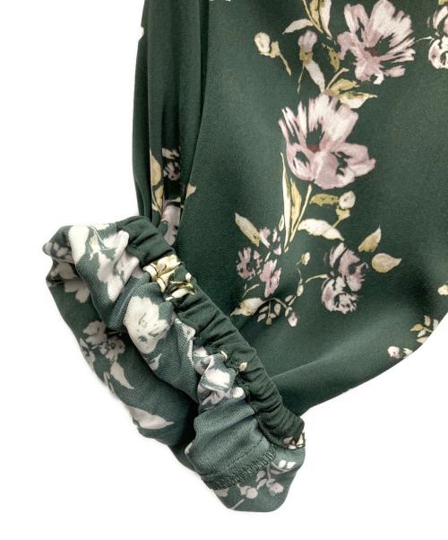 Mystrada（マイストラーダ）Mystrada (マイストラーダ) エアリーサテンワンピース グリーン サイズ:SIZE 38 未使用品の古着・服飾アイテム