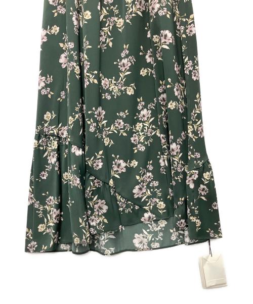 Mystrada（マイストラーダ）Mystrada (マイストラーダ) エアリーサテンワンピース グリーン サイズ:SIZE 38 未使用品の古着・服飾アイテム