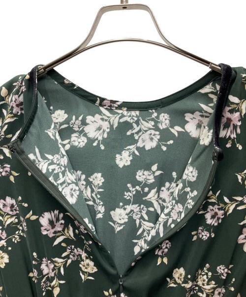 Mystrada（マイストラーダ）Mystrada (マイストラーダ) エアリーサテンワンピース グリーン サイズ:SIZE 38 未使用品の古着・服飾アイテム