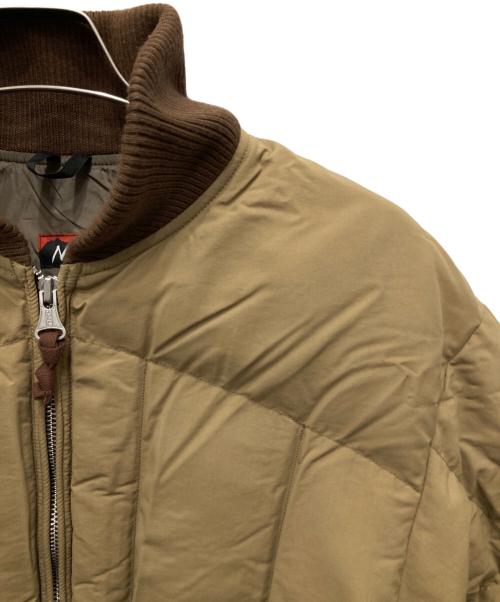 JOURNAL STANDARD relume（ジャーナルスタンダード レリューム）JOURNAL STANDARD relume (ジャーナルスタンダード レリューム) NANGA (ナンガ) NANGA別注 ダウンリブジャケット ベージュ サイズ:Lの古着・服飾アイテム