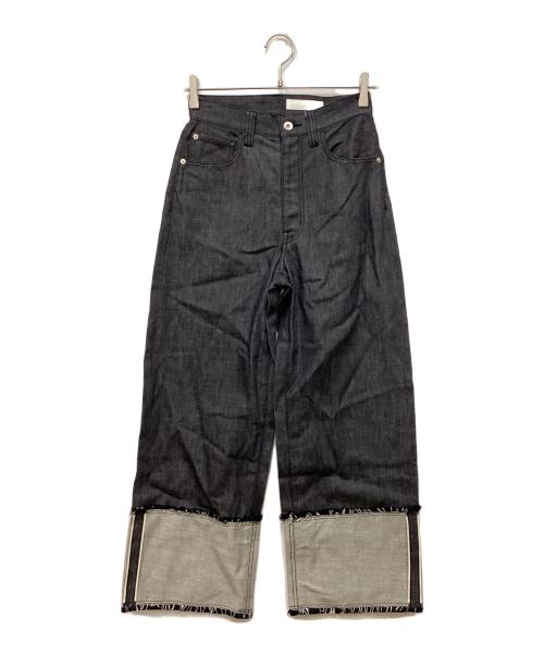 MALLOW BLUE（マロウブルー）MALLOW BLUE (マロウブルー) ロールアップデニムパンツ インディゴ サイズ:1の古着・服飾アイテム