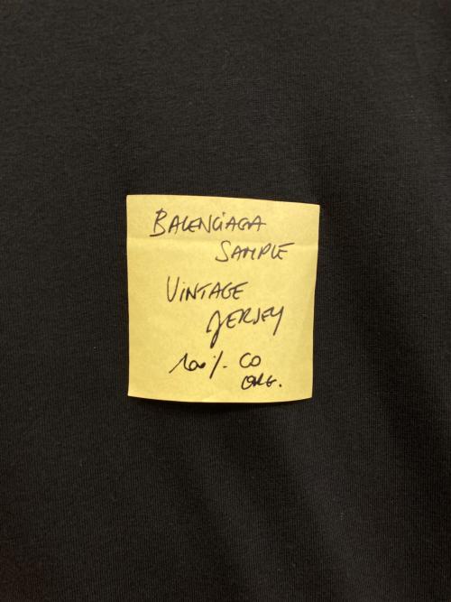 BALENCIAGA（バレンシアガ）BALENCIAGA (バレンシアガ) STICKY NOTE T ブラック サイズ:Lの古着・服飾アイテム