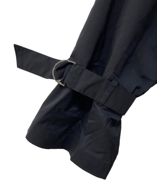 icB（アイシービー）icB (アイシービー) メモリーストレッチタフタ トレンチコート ネイビー サイズ:2の古着・服飾アイテム