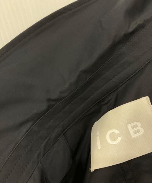 icB（アイシービー）icB (アイシービー) メモリーストレッチタフタ トレンチコート ネイビー サイズ:2の古着・服飾アイテム