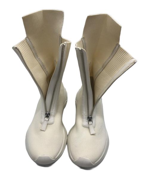 emmi（エミ）emmi (エミ) Vibramニットブーツ ホワイト サイズ:23の古着・服飾アイテム