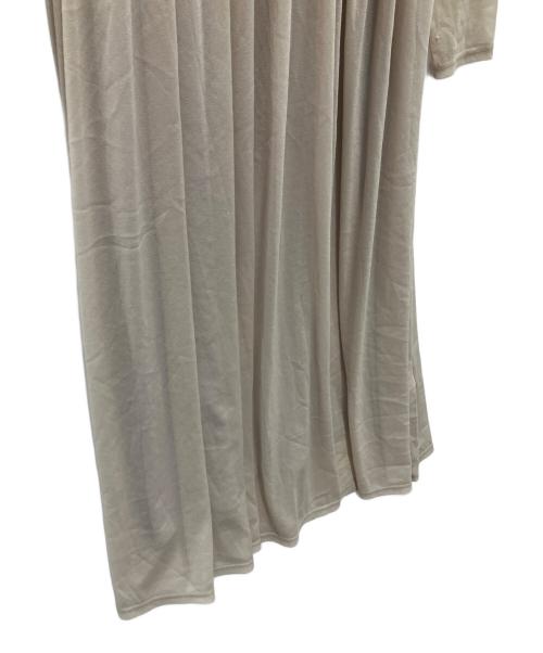Noble（ノーブル）Noble (ノーブル) トリコットシアーワンピース ベージュ サイズ:SIZEFREEの古着・服飾アイテム
