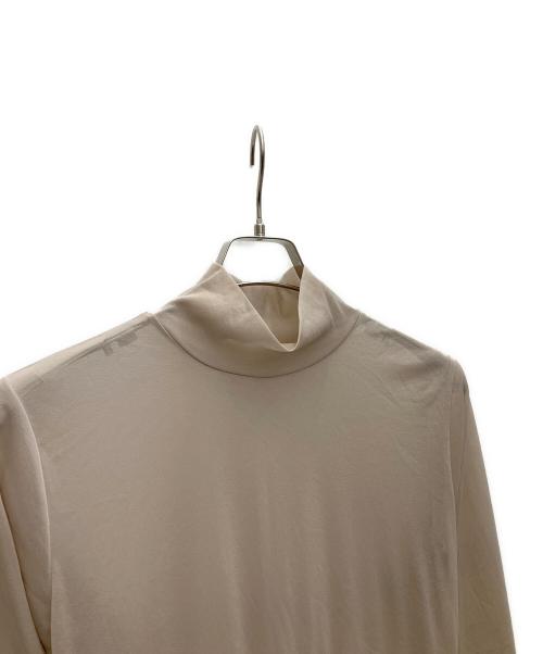 Noble（ノーブル）Noble (ノーブル) トリコットシアーワンピース ベージュ サイズ:SIZEFREEの古着・服飾アイテム