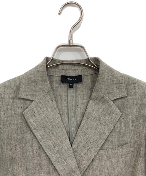 theory（セオリー）theory (セオリー) SHARKSKIN CRUNCH SET UP グレー サイズ:00の古着・服飾アイテム