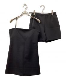 TIMELESS WOMAN（タイムレス ウーマン）の古着「BONDING MINI DRESS & SHORTS」｜ブラック