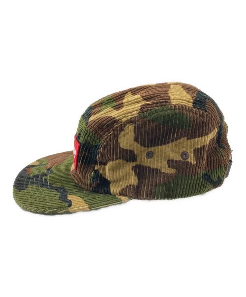 SUPREME（シュプリーム）SUPREME (シュプリーム) Camo Corduroy Camp Cap グリーンの古着・服飾アイテム