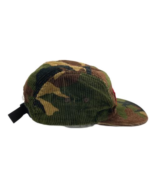 SUPREME（シュプリーム）SUPREME (シュプリーム) Camo Corduroy Camp Cap グリーンの古着・服飾アイテム