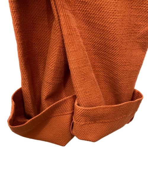 TORY BURCH（トリーバーチ）TORY BURCH (トリーバーチ) ツイードセンタープレスパンツ オレンジ サイズ:2の古着・服飾アイテム