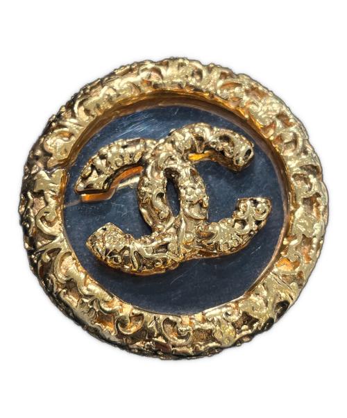 CHANEL（シャネル）CHANEL (シャネル) 溶岩ココマークサークルブローチ ゴールド サイズ:-の古着・服飾アイテム