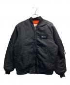 Manastash×AVIREXマナスタッシュ×アヴィレックス）の古着「MA-1ジャケット」｜ブラック