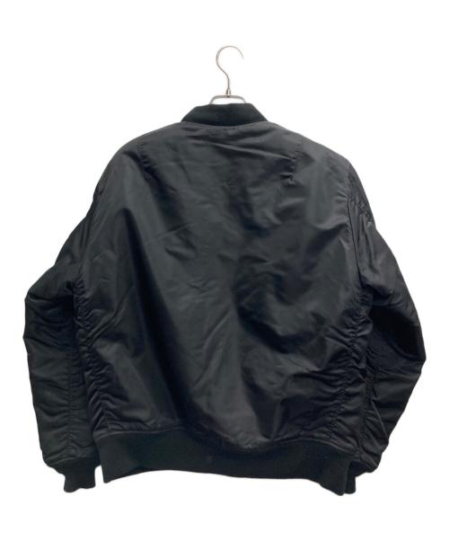 Manastash（マナスタッシュ）Manastash (マナスタッシュ) AVIREX (アヴィレックス) MA-1ジャケット ブラック サイズ:Lの古着・服飾アイテム