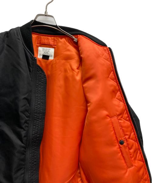 Manastash（マナスタッシュ）Manastash (マナスタッシュ) AVIREX (アヴィレックス) MA-1ジャケット ブラック サイズ:Lの古着・服飾アイテム