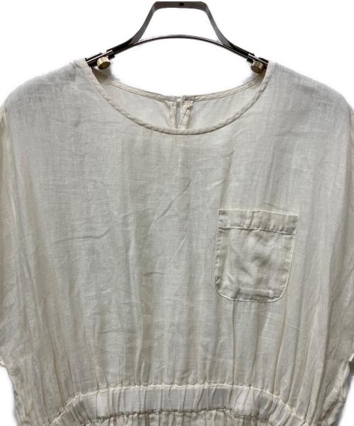nest Robe（ネストローブ）nest Robe (ネストローブ) リネンワンピース アイボリー サイズ:FREEの古着・服飾アイテム
