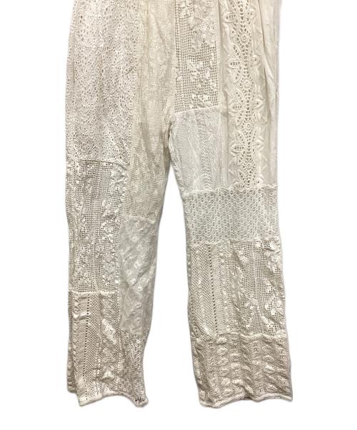 TODAYFUL（トゥデイフル）TODAYFUL (トゥデイフル) Patchwork Lace Pants/パッチワークレースパンツ ホワイト サイズ:38の古着・服飾アイテム