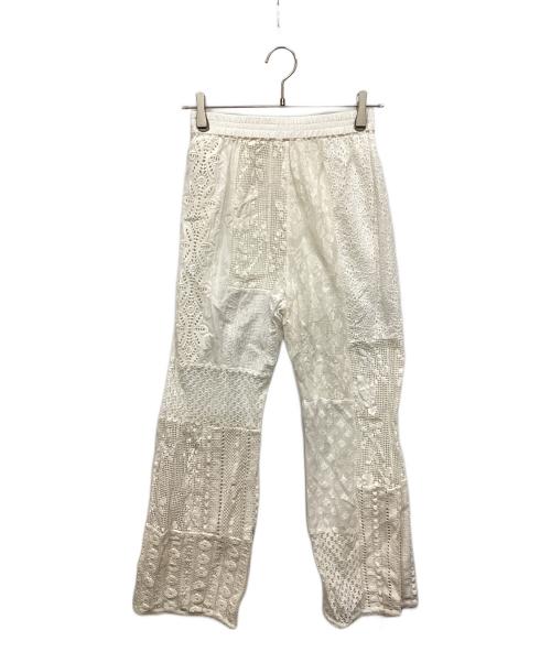 TODAYFUL（トゥデイフル）TODAYFUL (トゥデイフル) Patchwork Lace Pants/パッチワークレースパンツ ホワイト サイズ:38の古着・服飾アイテム