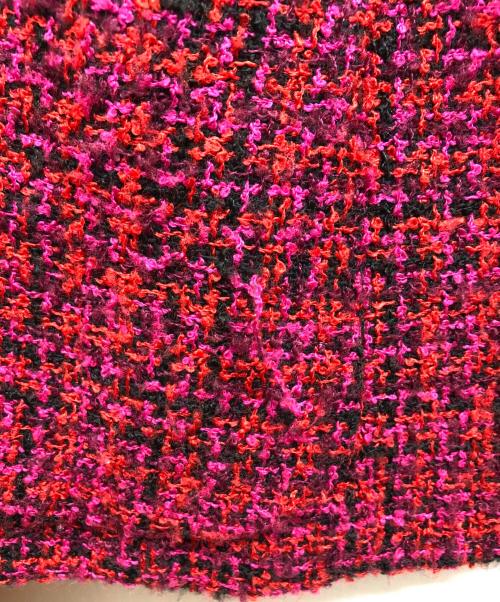 VERSACE JEANS COUTURE（ヴェルサーチ ジーンズクチュール）VERSACE JEANS COUTURE (ヴェルサーチ ジーンズクチュール) ツイードジャケット ピンク サイズ:42の古着・服飾アイテム